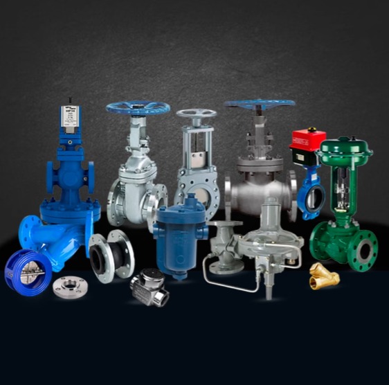 Variedad de válvulas industriales